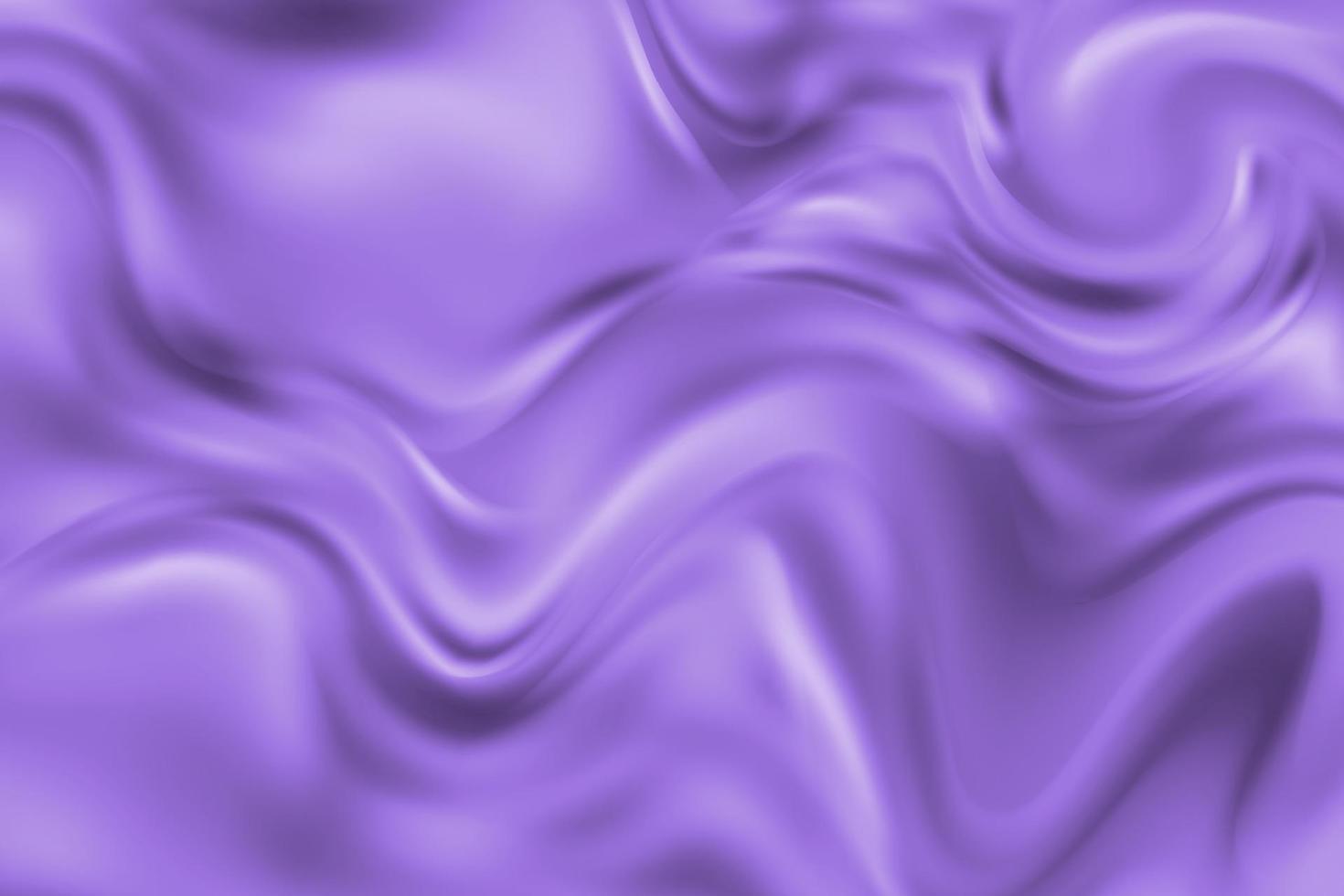 fond fluide ondulé avec texture liquide. soie lisse abstraite violette. fond d'écran dégradé de vecteur. vecteur