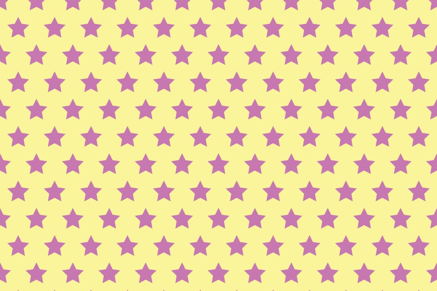 digonal abstrac ondulé Facile violet polka étoile modèle sur Jaune Contexte . vecteur