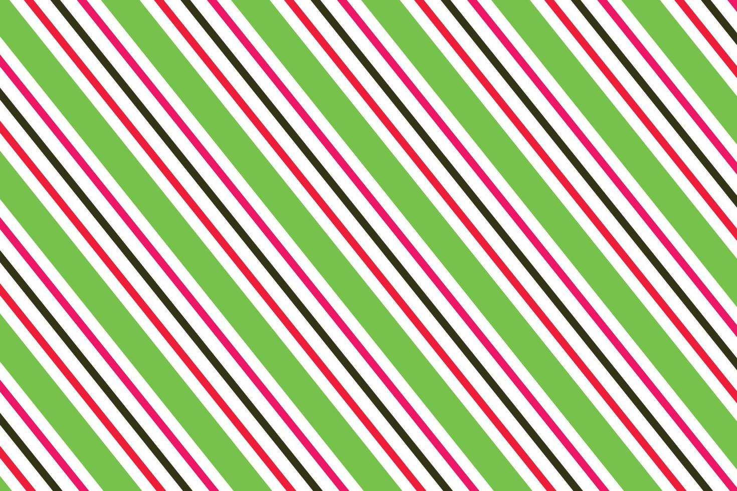 digonal abstrac ondulé Facile vert rouge et noir modèle sur blanc Contexte . vecteur