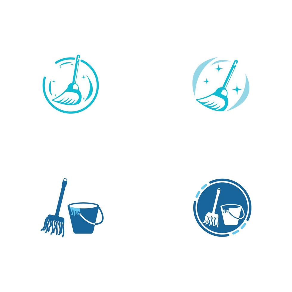 nettoyage logo avec vecteur illustration symbole modèle