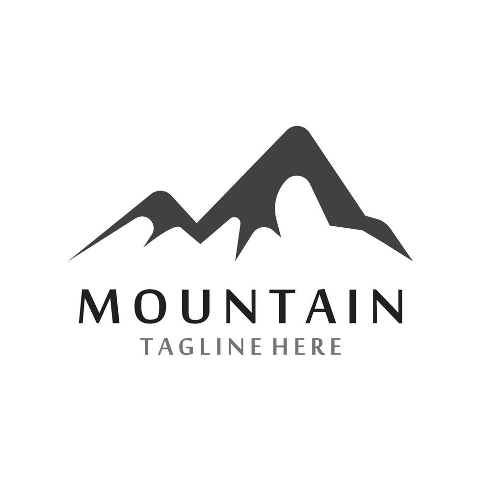 logo d & # 39; icône de montagne vecteur