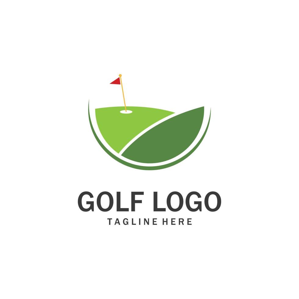 le golf vecteur logo modèle. le golf championnat icône.