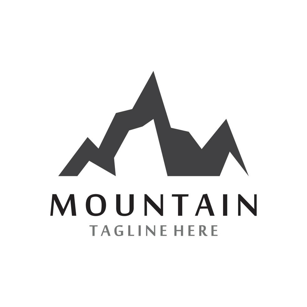 logo d & # 39; icône de montagne vecteur