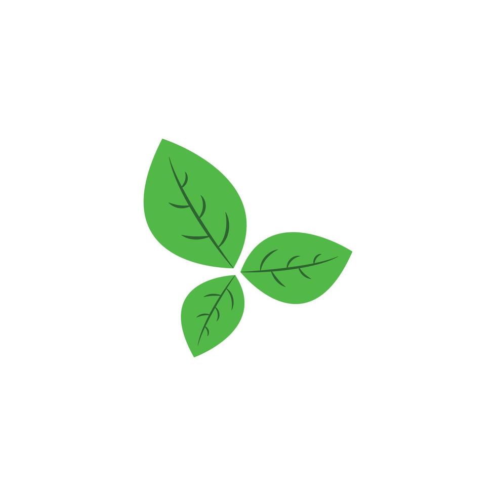 Naturel vert feuille logo. avec un illustration logo conception dans une moderne style. une logo pour santé et se soucier. vecteur
