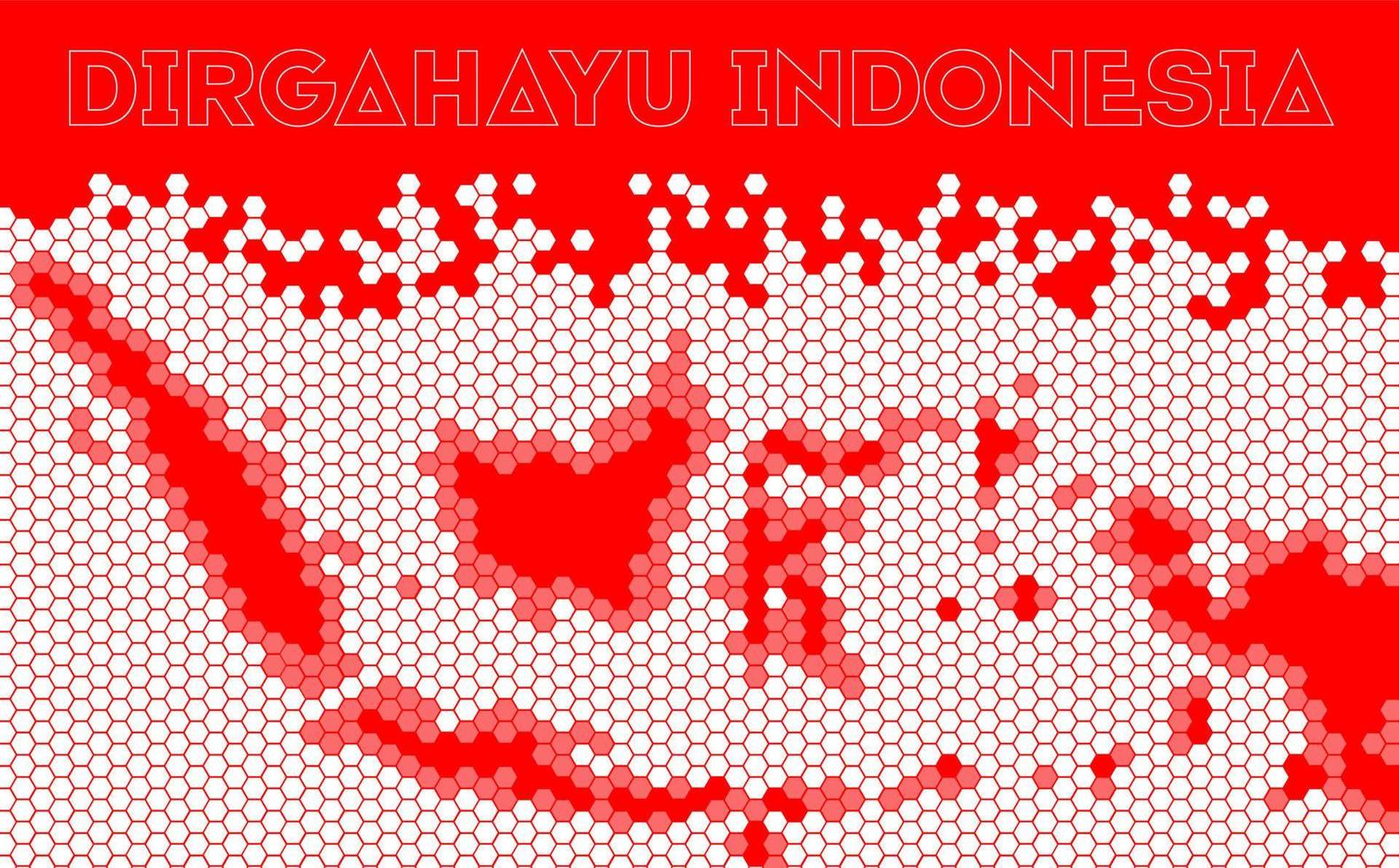 Indonésie Plans pour indépendance journée. dirgahayu Indonésie vecteur