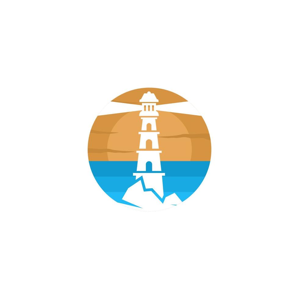 coloré logo pour phare logo phare vecteur