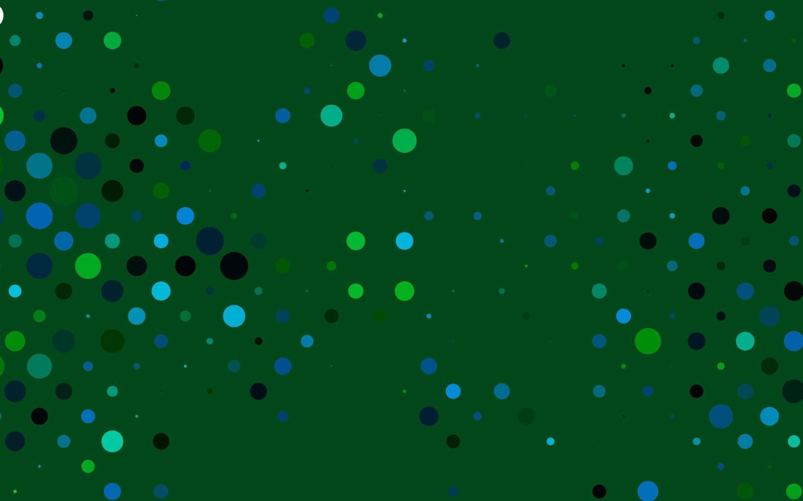 modèle vectoriel bleu clair, vert avec des sphères.