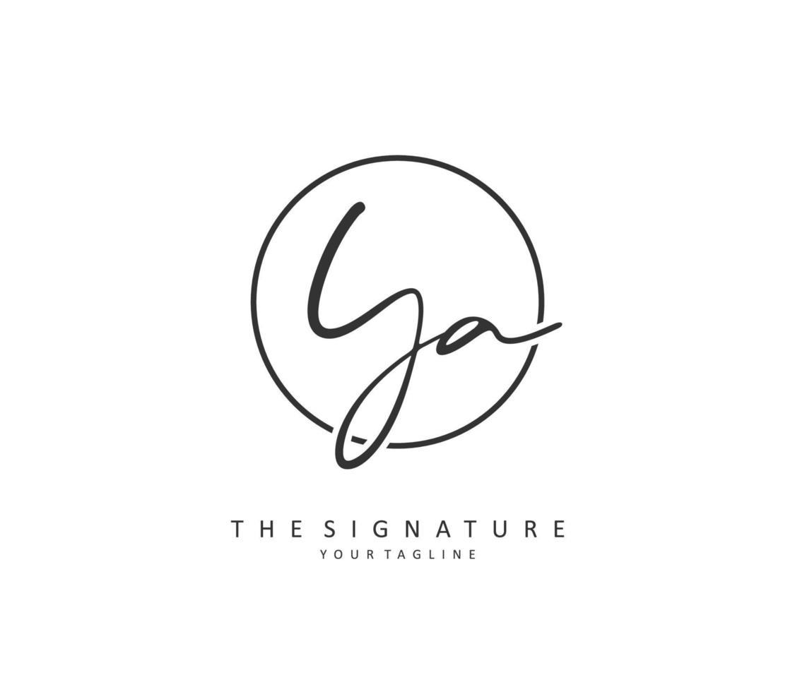 toi initiale lettre écriture et Signature logo. une concept écriture initiale logo avec modèle élément. vecteur