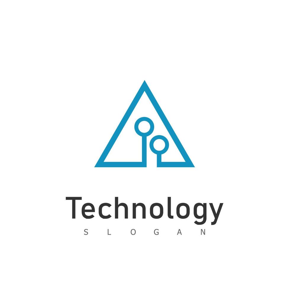 illustration vectorielle de technologie logo modèle vecteur