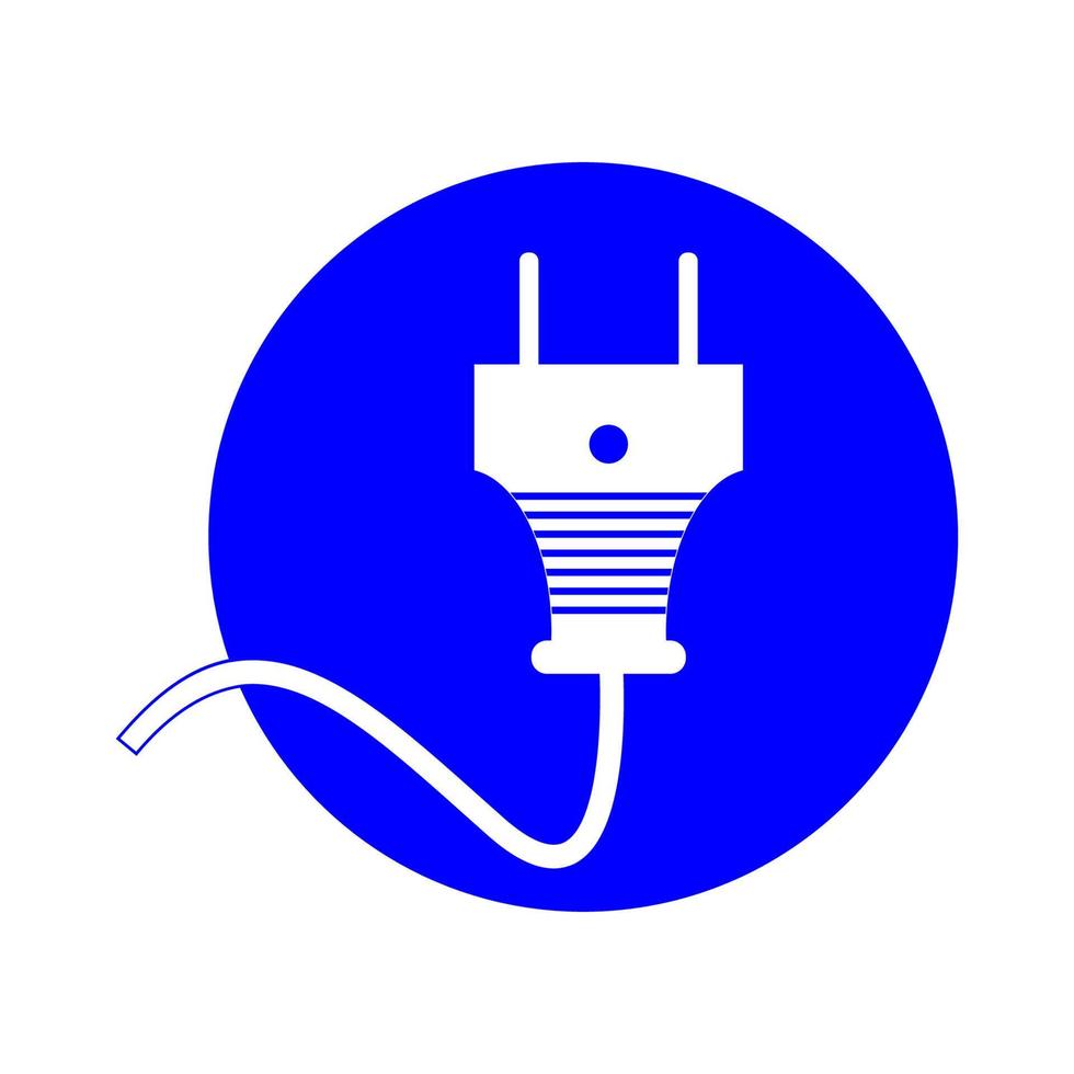 électrique bouchons icône illustration vecteur