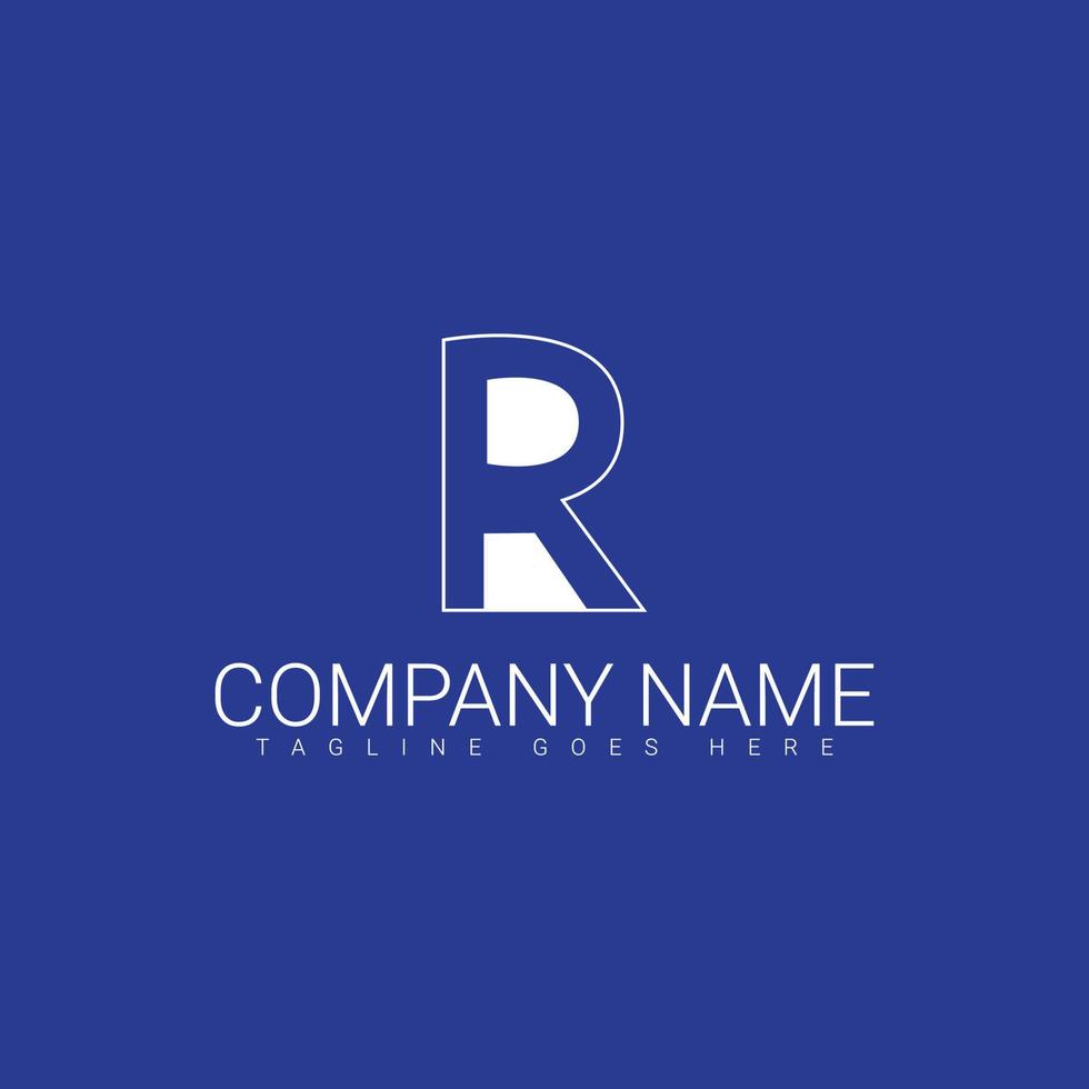 r lettre logo, r logo conception, r logo vecteur