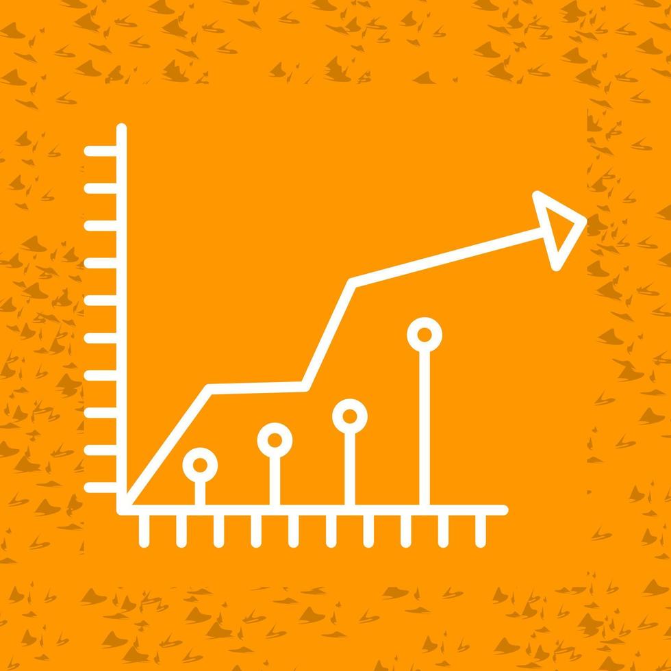 icône de vecteur de croissance du marché