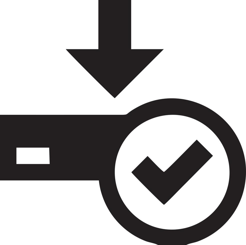 Télécharger icône symbole image vecteur. illustration de le vers le bas charge conception. eps dix vecteur