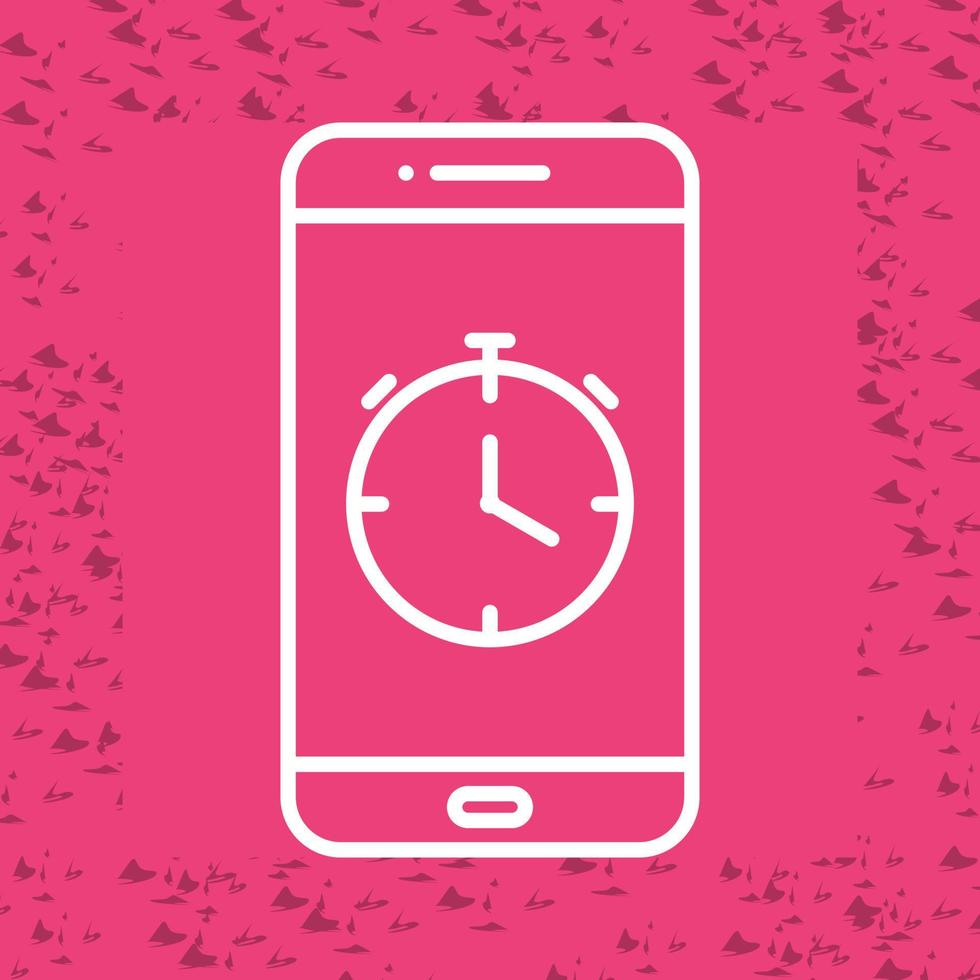 icône de vecteur d'application d'horloge