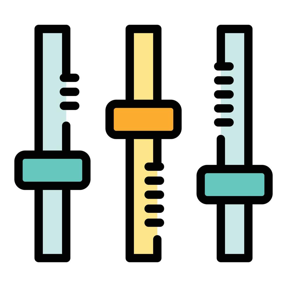 le volume contrôle icône vecteur plat