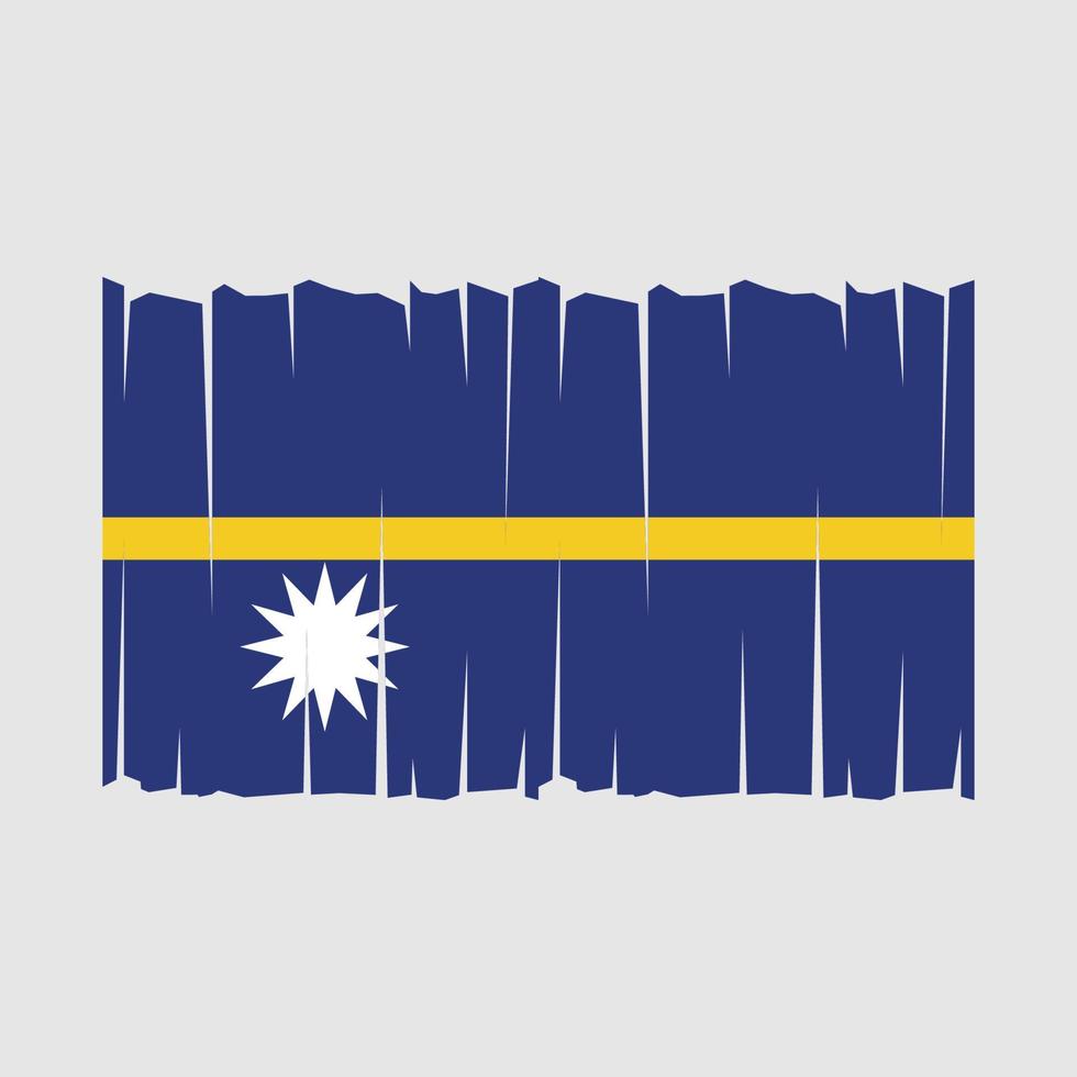 vecteur de drapeau nauru