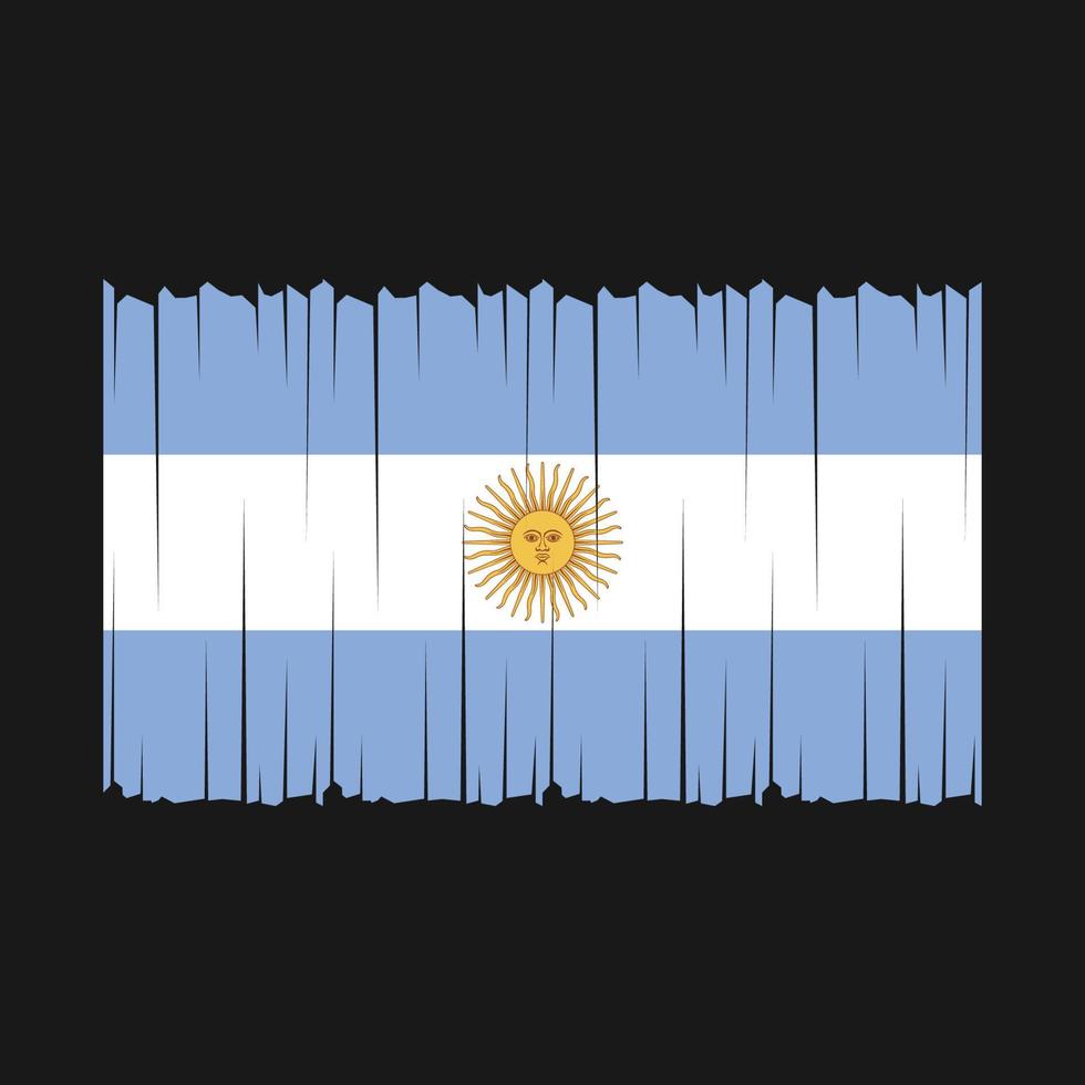 vecteur de drapeau argentin