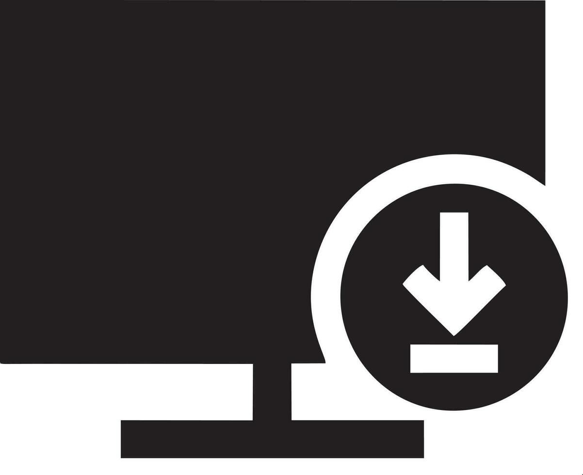 Télécharger icône symbole image vecteur. illustration de le vers le bas charge conception. eps dix vecteur