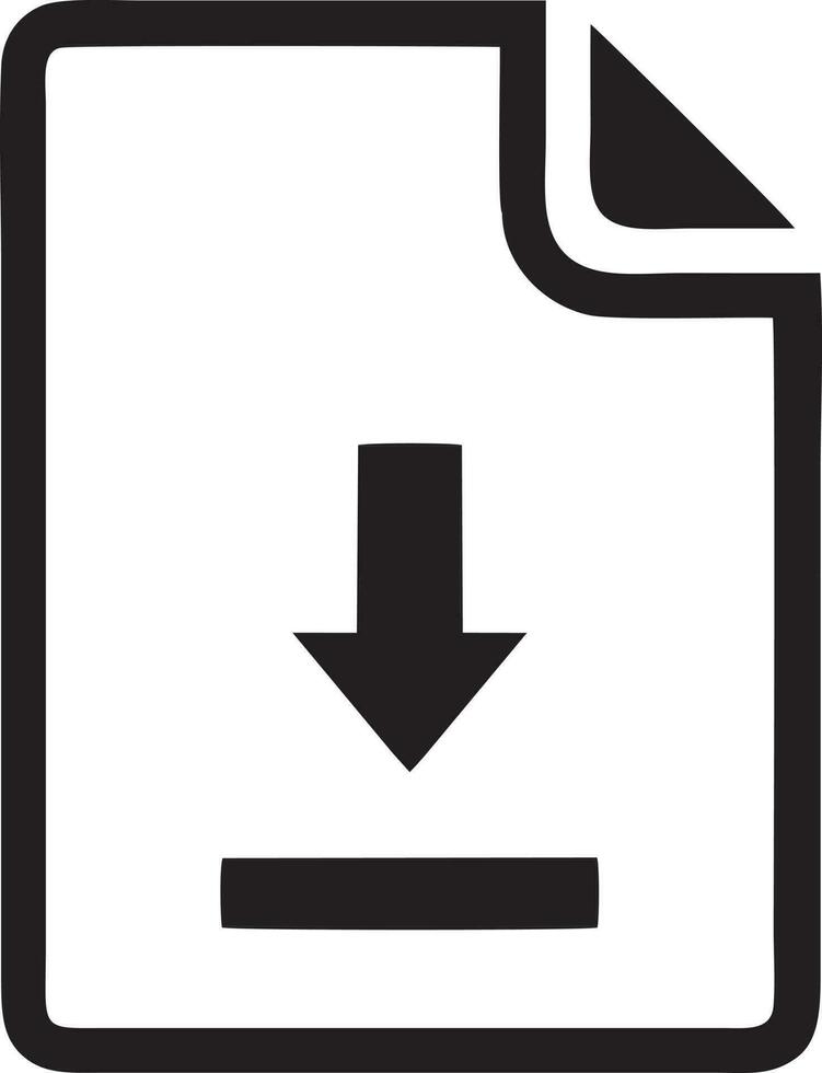 Télécharger icône symbole image vecteur. illustration de le vers le bas charge conception. eps dix vecteur