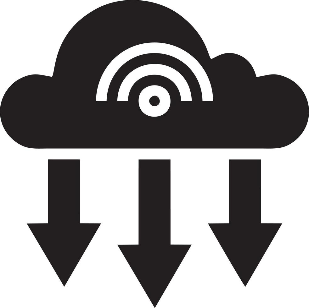 Télécharger icône symbole image vecteur. illustration de le vers le bas charge conception. eps dix vecteur