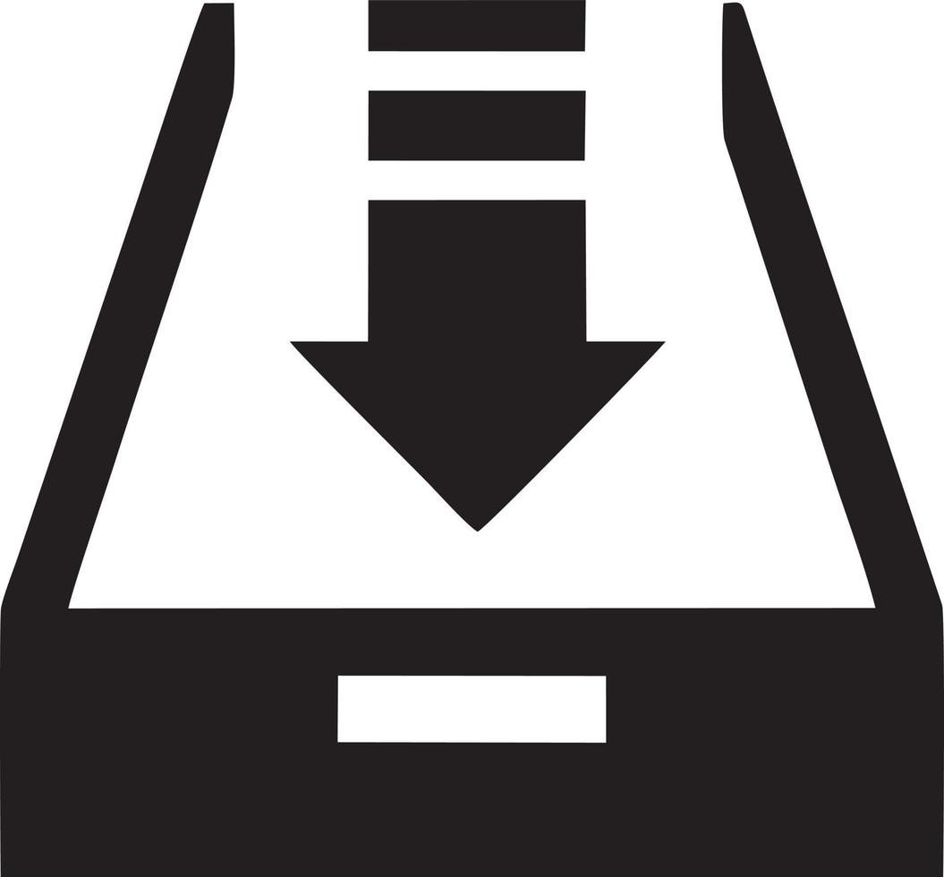 Télécharger icône symbole image vecteur. illustration de le vers le bas charge conception. eps dix vecteur