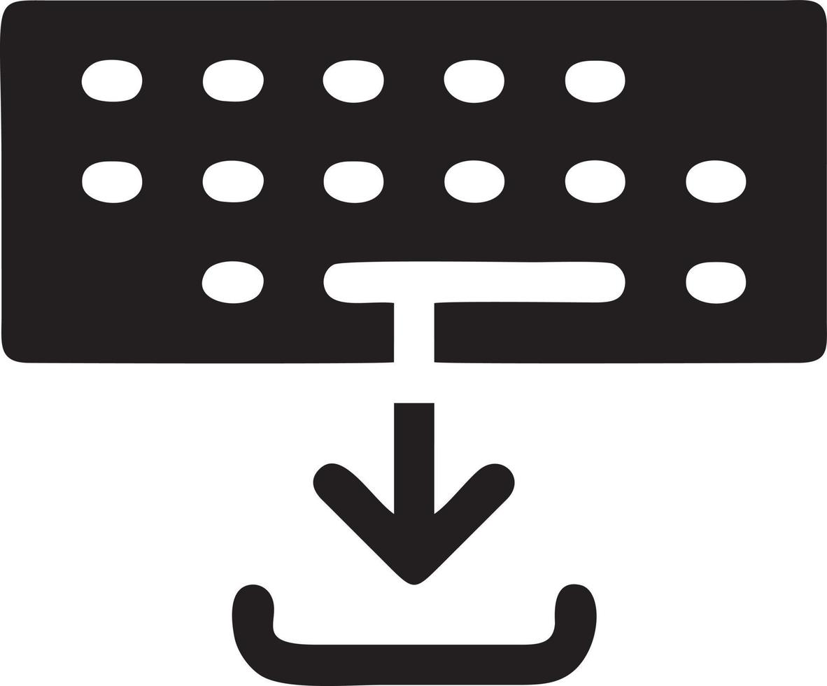 Télécharger icône symbole image vecteur. illustration de le vers le bas charge conception. eps dix vecteur