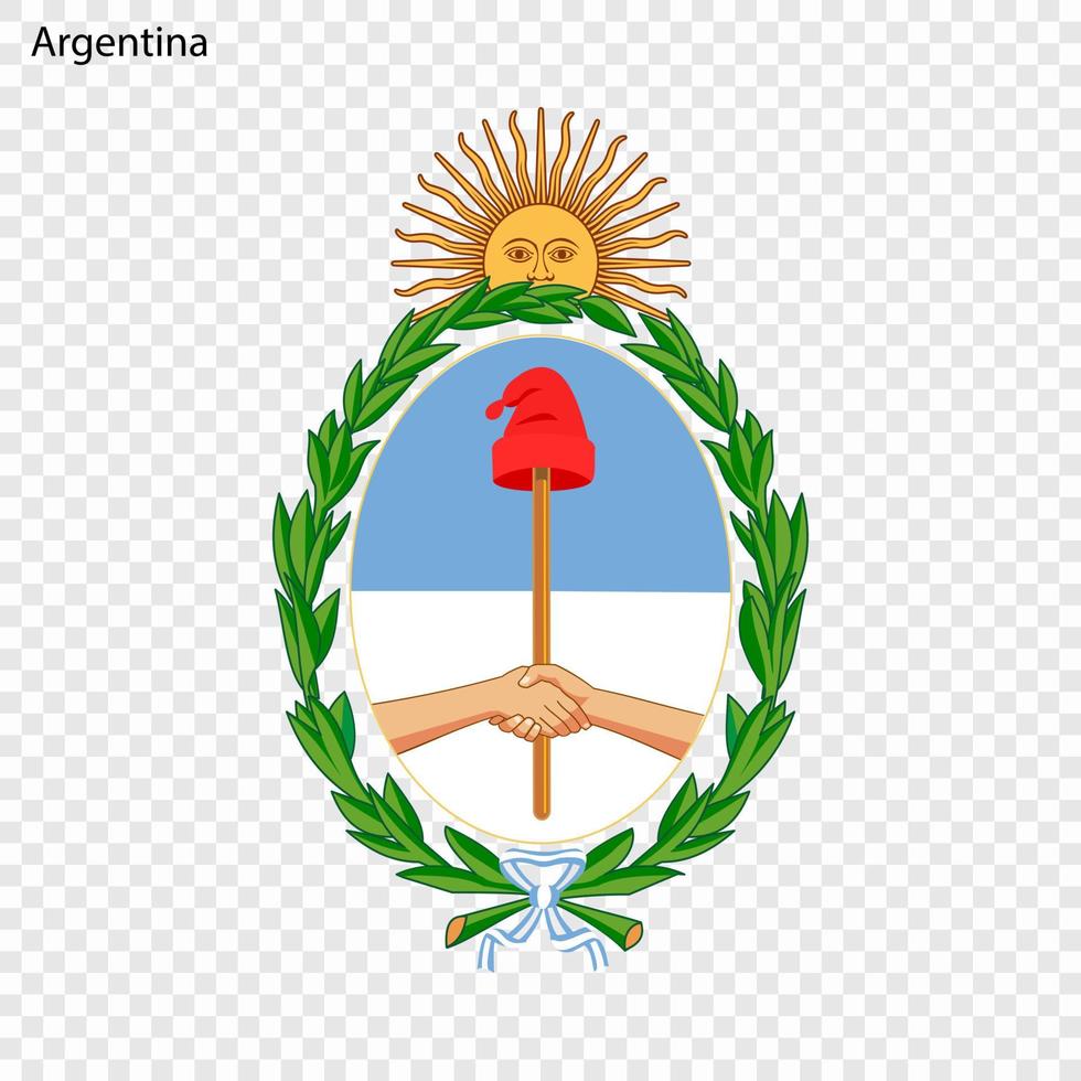 emblème de Argentine vecteur