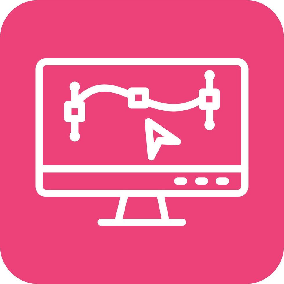 surveiller l'illustration de conception d'icône de vecteur