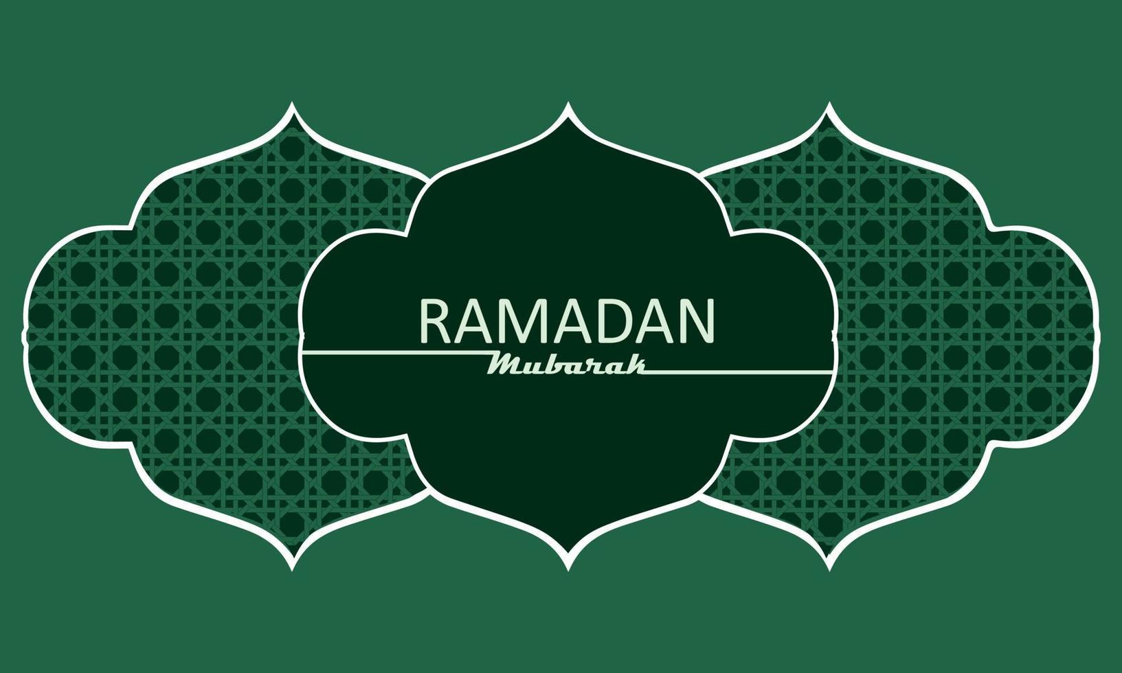 élégant Bienvenue Ramadan mubarak bannière vecteur