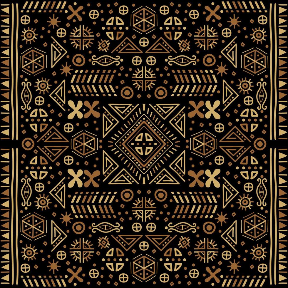 décoratif géométrique africain transparent. vecteur tribal couverture arrière-plan,