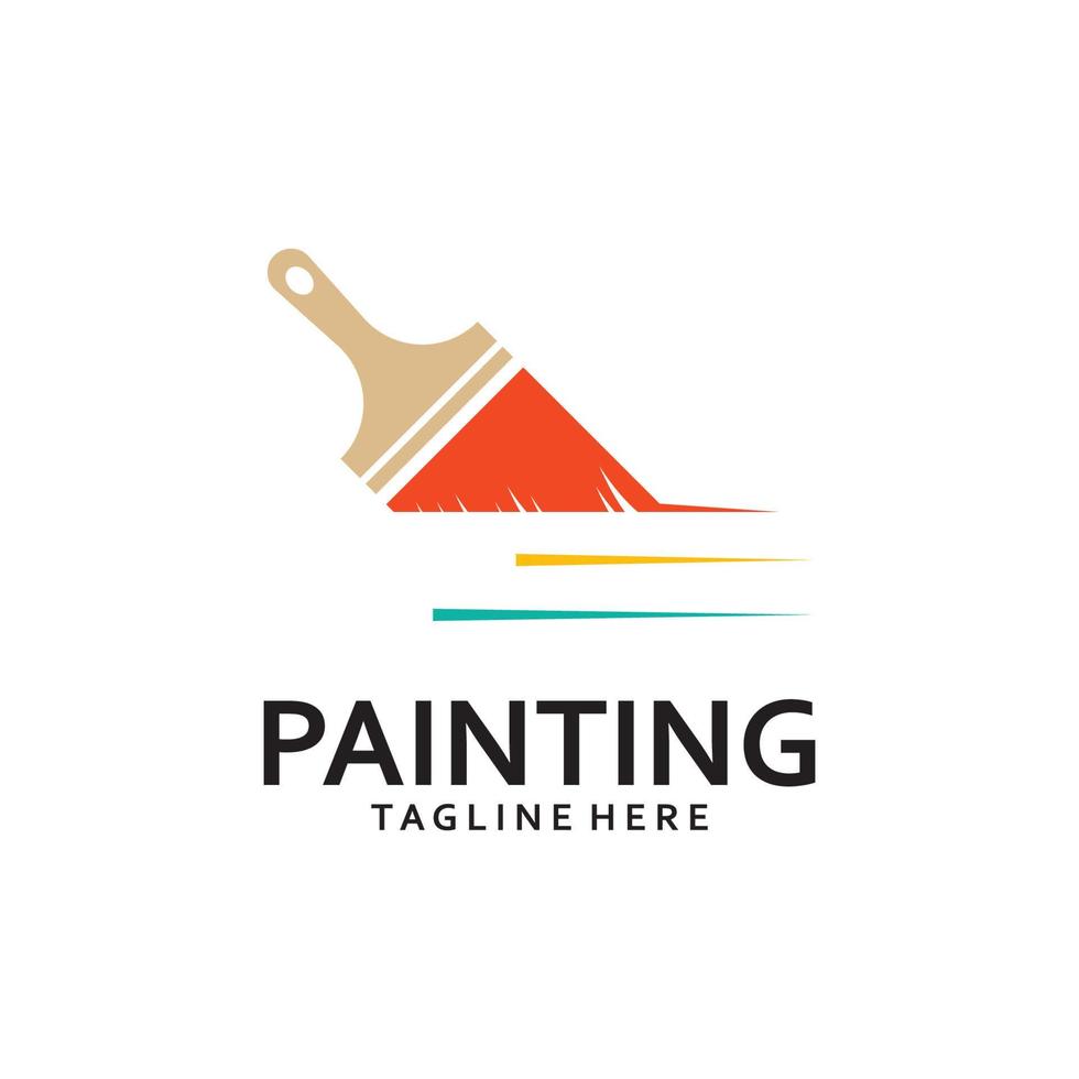 icône de vecteur de modèle de logo de peinture