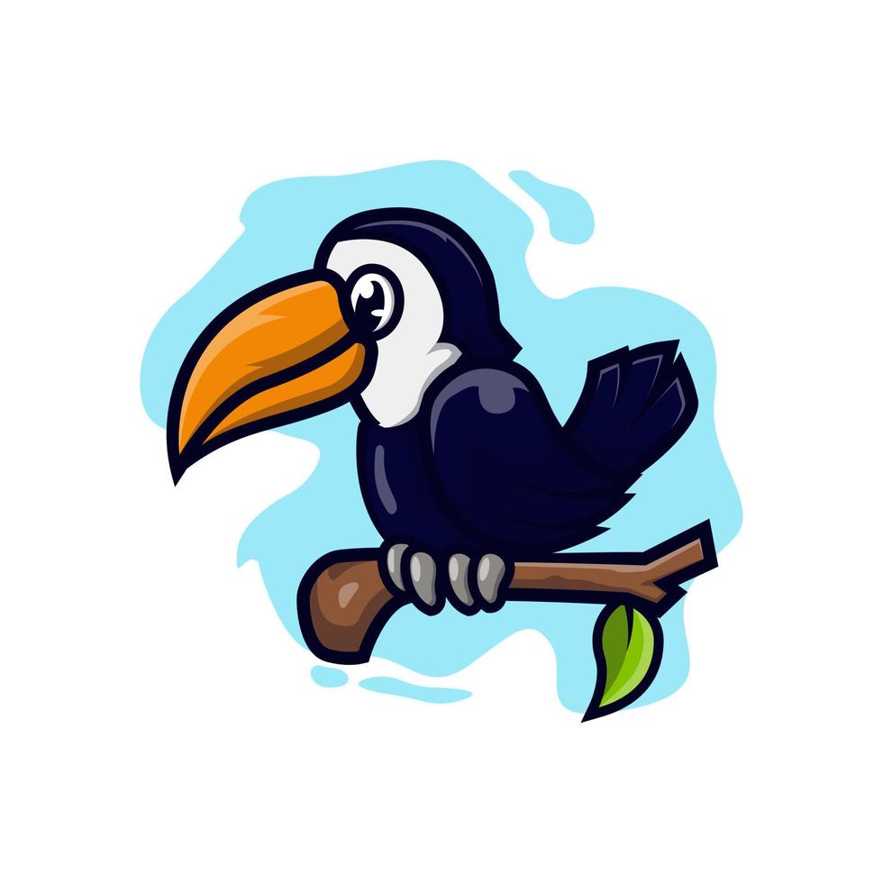 toucan oiseau vecteur illustration conception