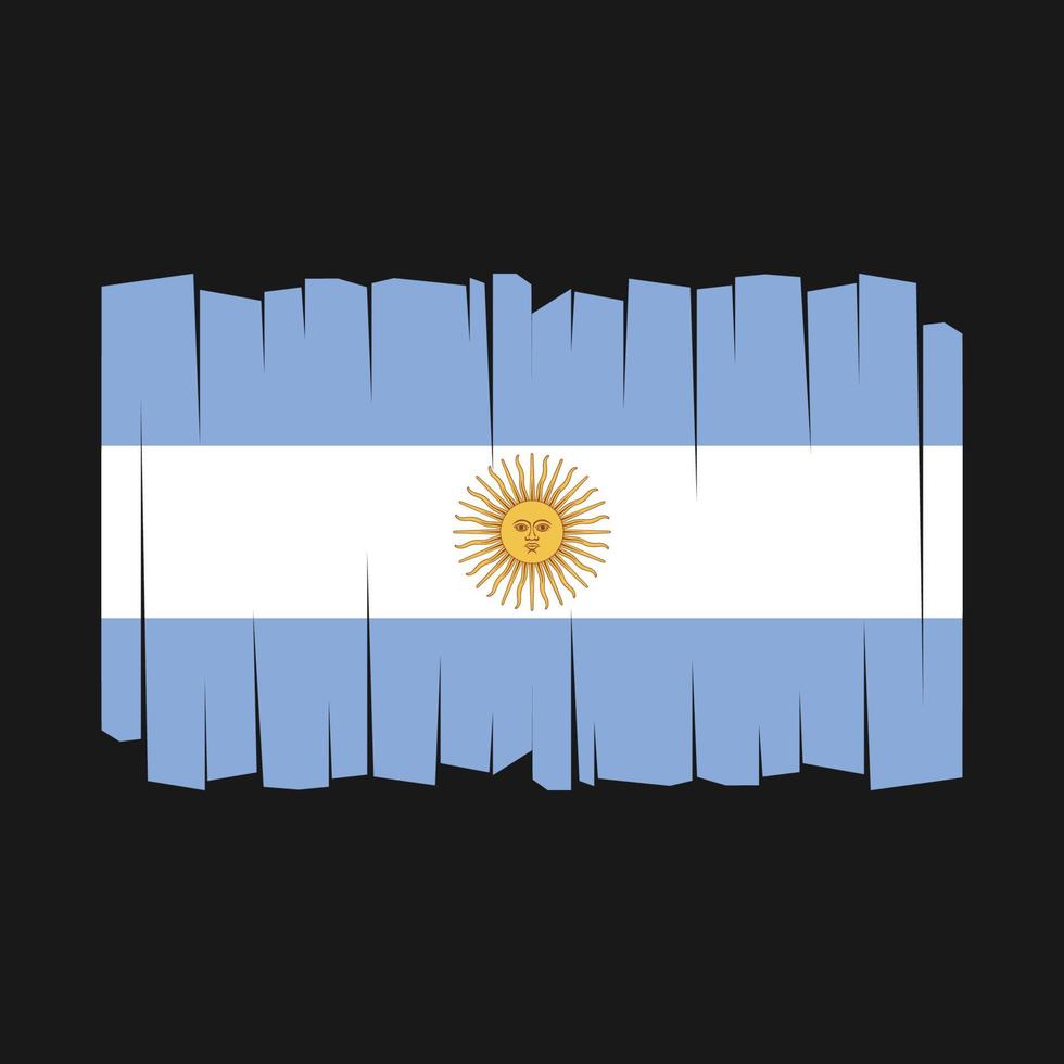 vecteur de drapeau argentin