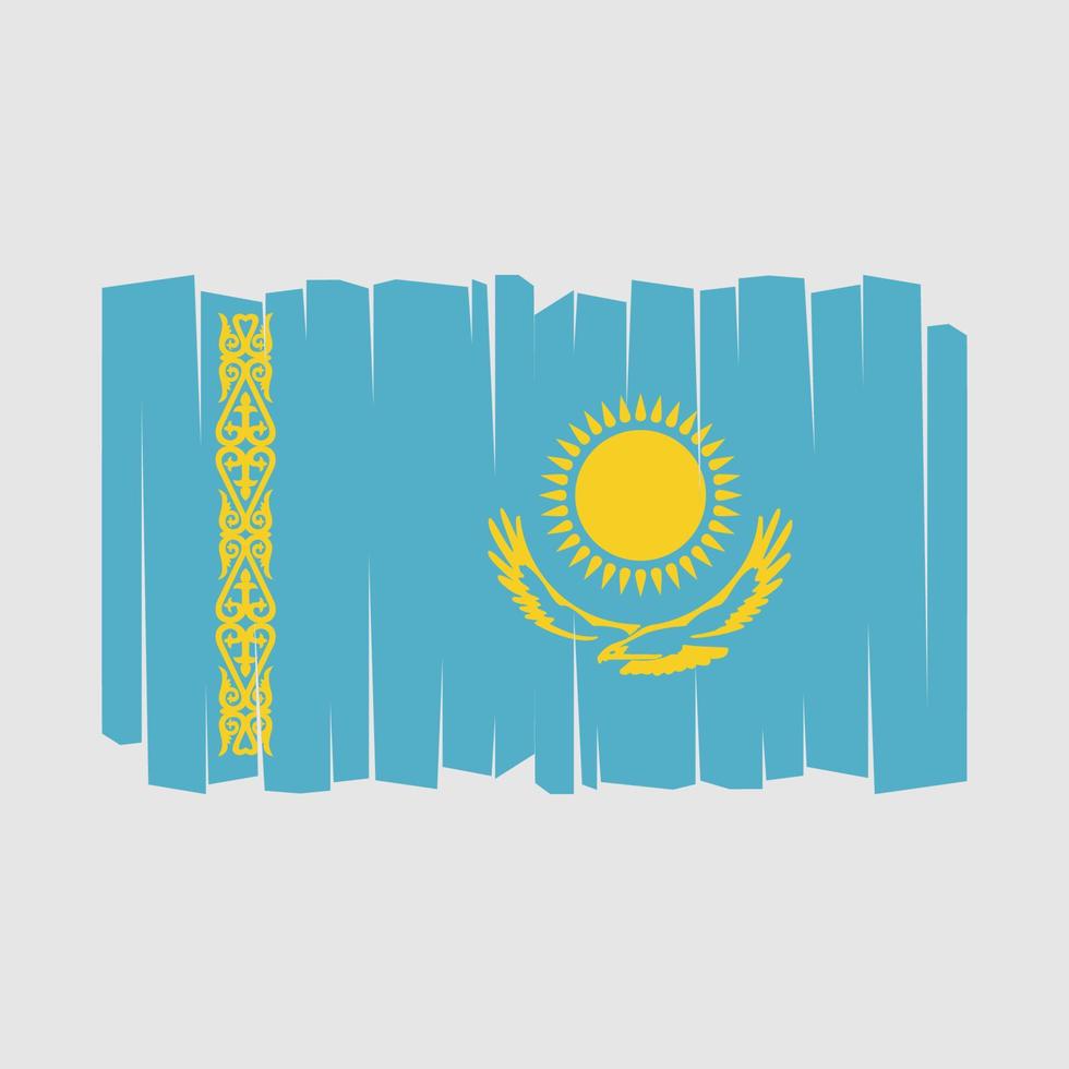 vecteur de drapeau kazakhstan