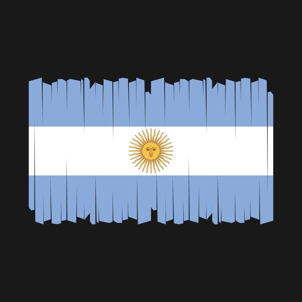 vecteur de drapeau argentin