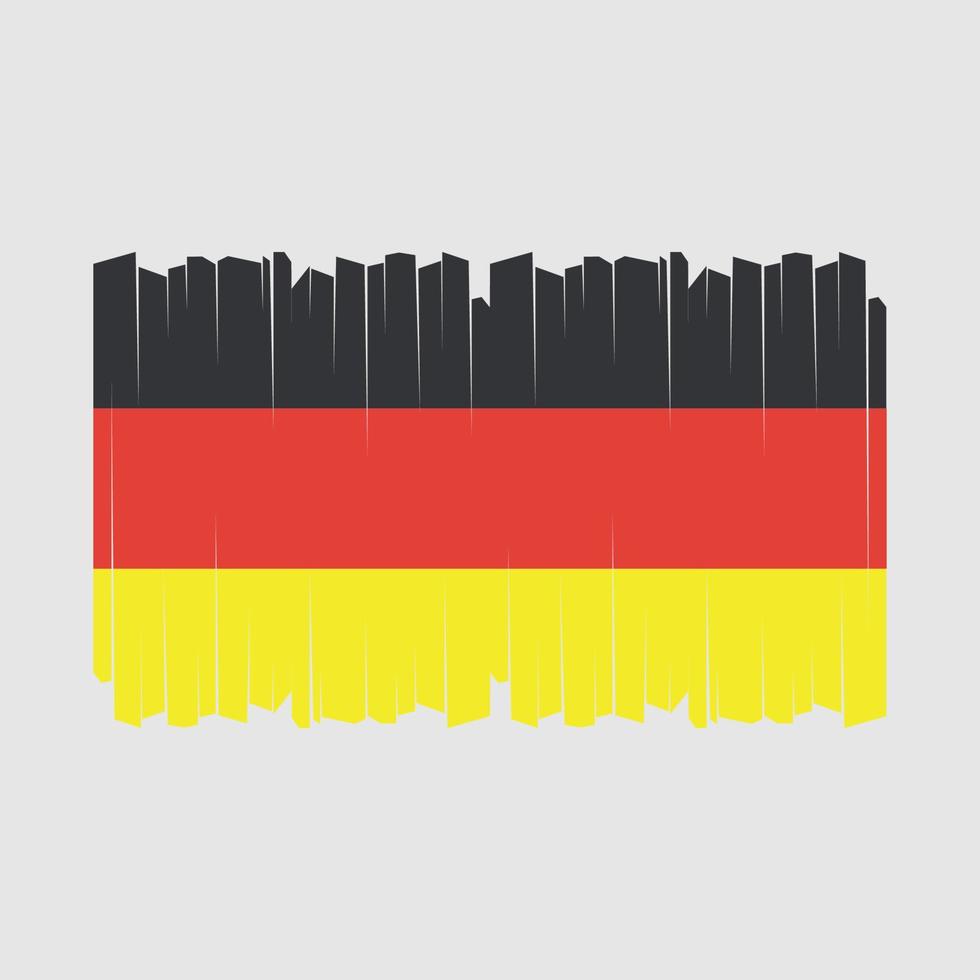 vecteur de drapeau de l'allemagne