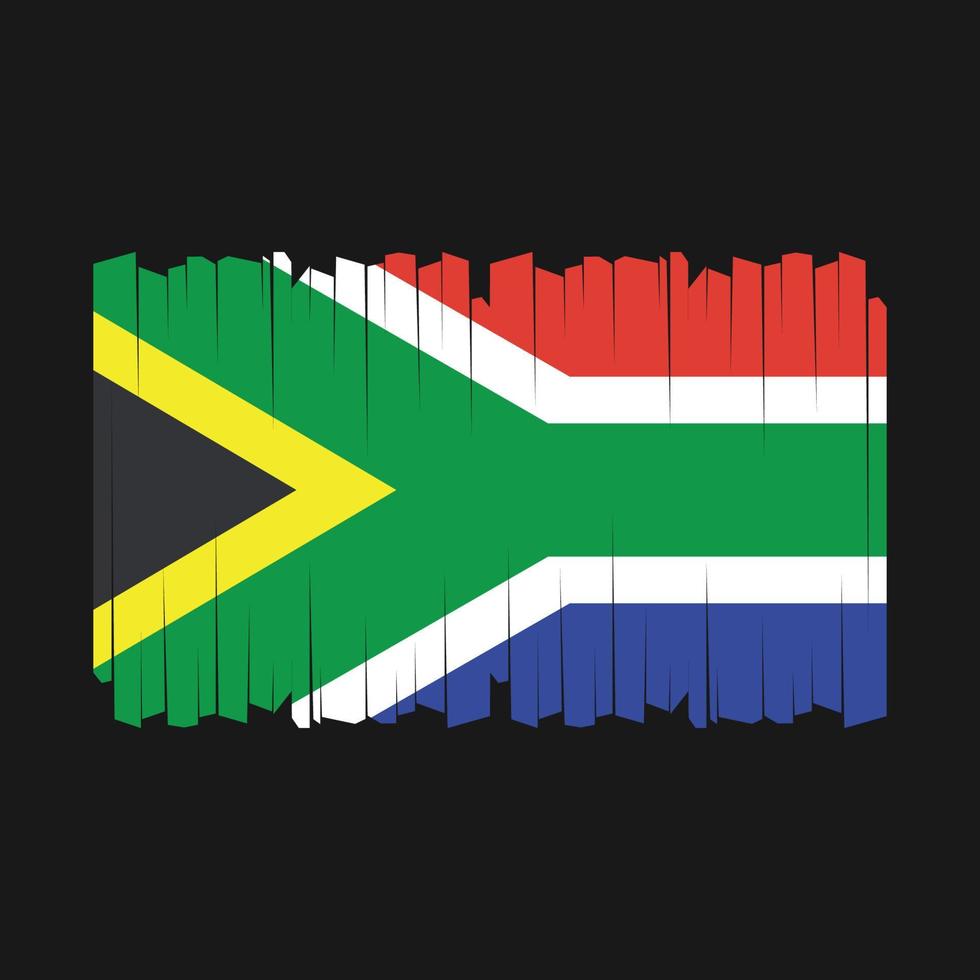 vecteur de drapeau afrique du sud