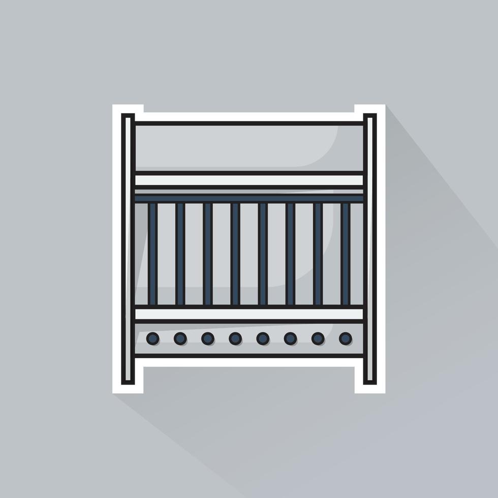 illustration de plat grille dans plat conception vecteur