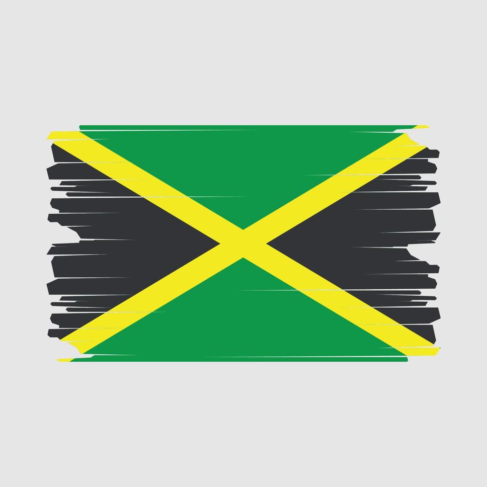 Jamaïque drapeau illustration vecteur