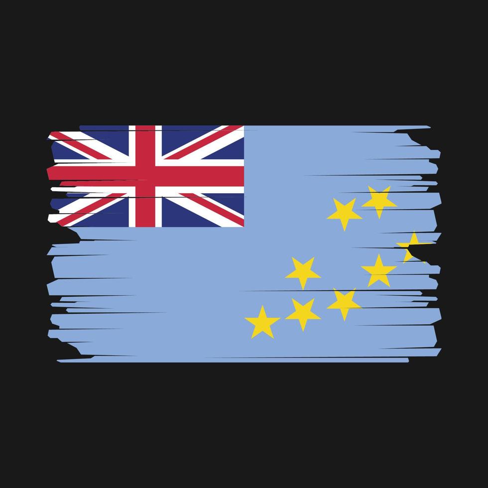 Tuvalu drapeau illustration vecteur