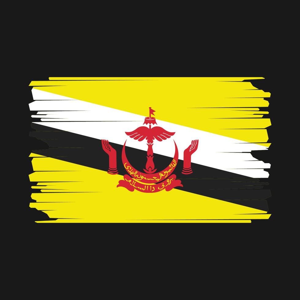 brunei drapeau illustration vecteur
