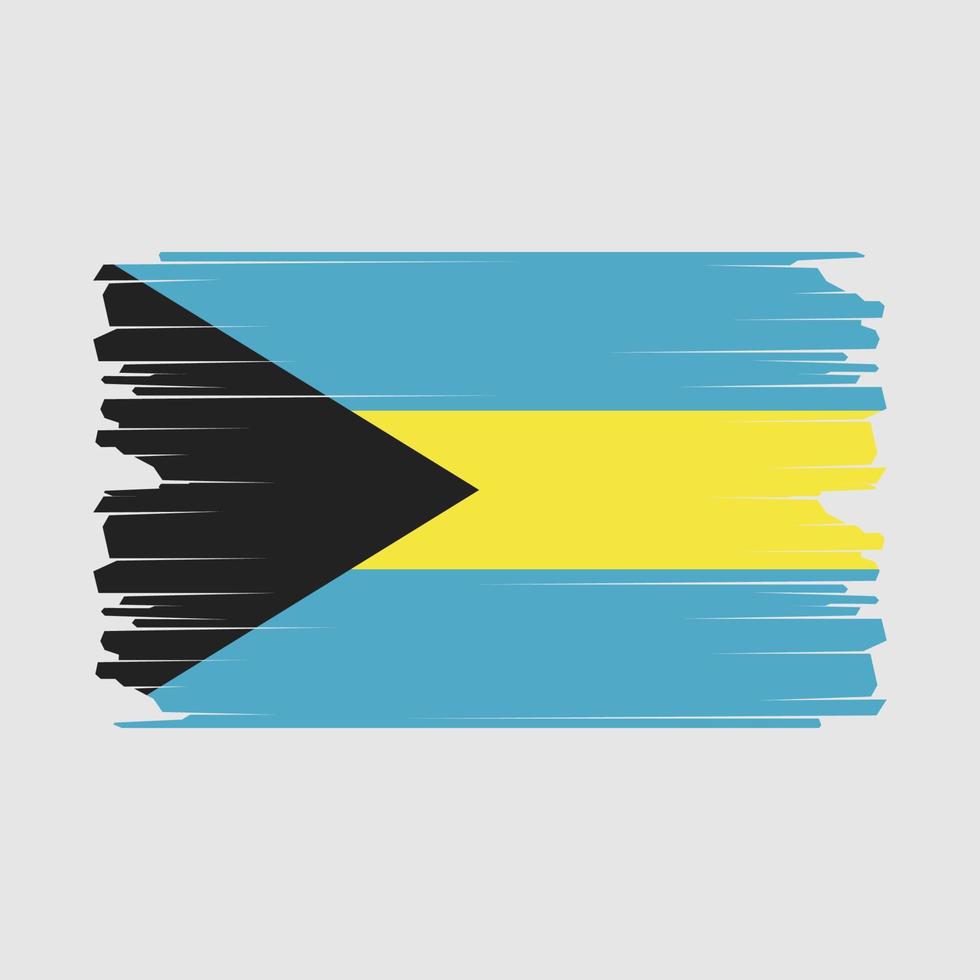 Bahamas drapeau illustration vecteur