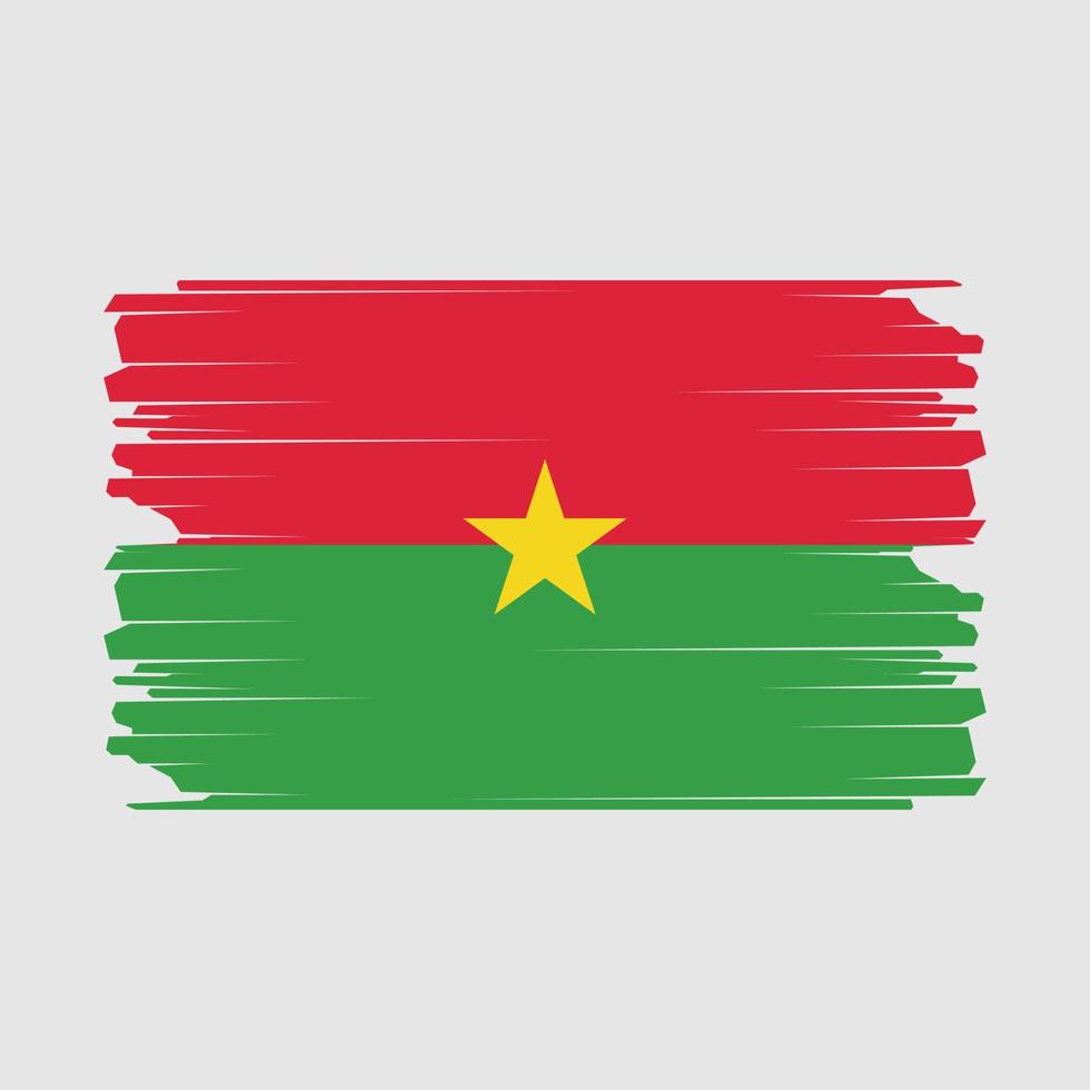 burkina faso drapeau illustration vecteur