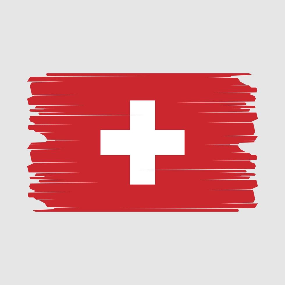 illustration du drapeau suisse vecteur