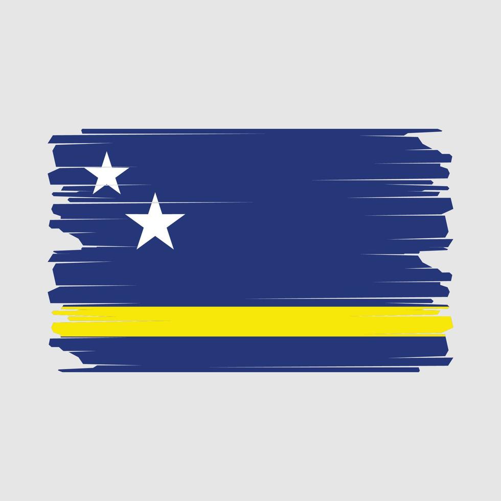 Curacao drapeau illustration vecteur