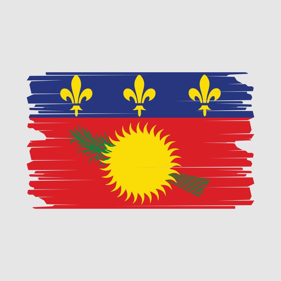 guadeloupe drapeau illustration vecteur