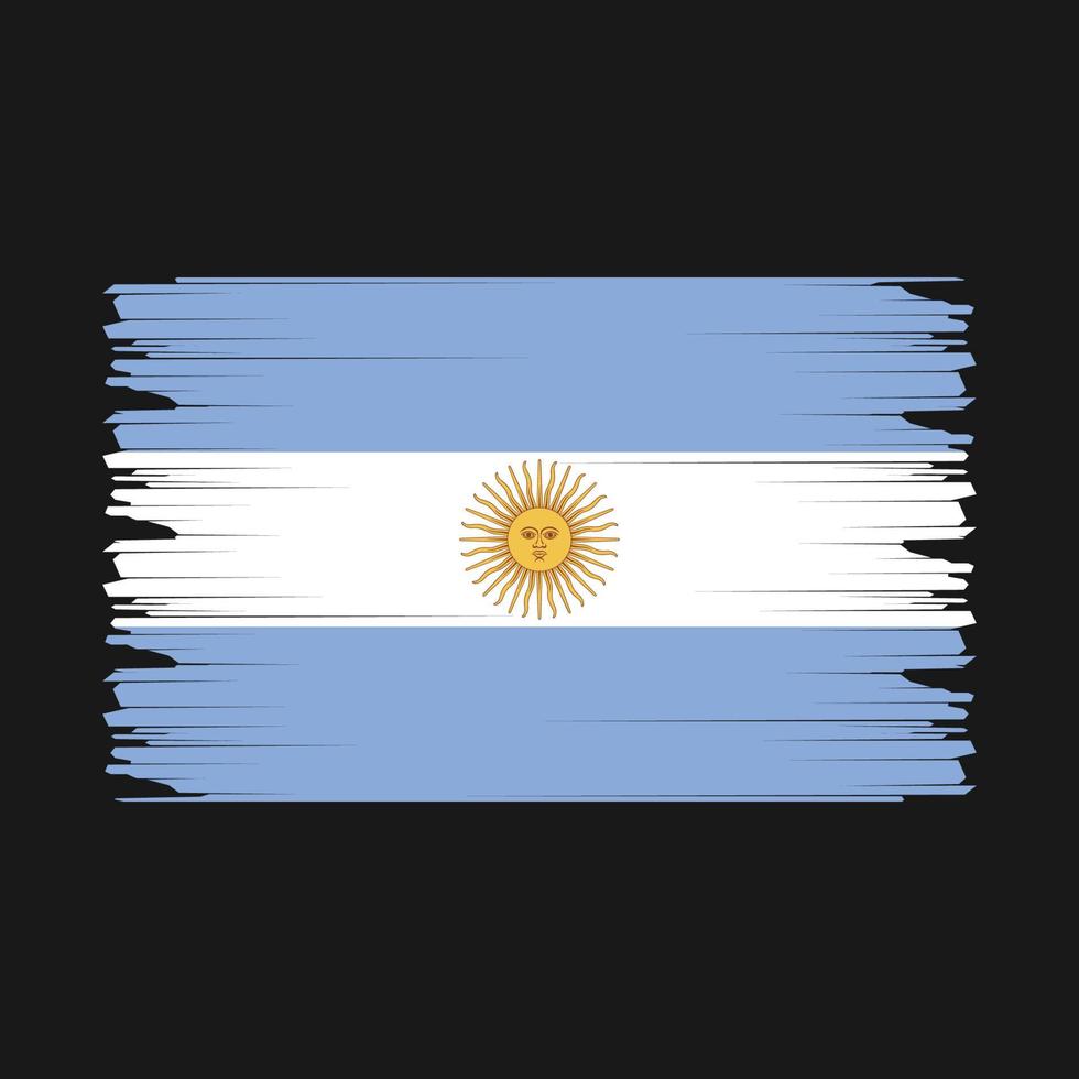 illustration du drapeau argentin vecteur