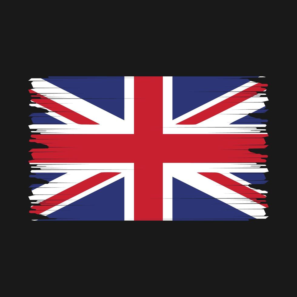 illustration du drapeau britannique vecteur