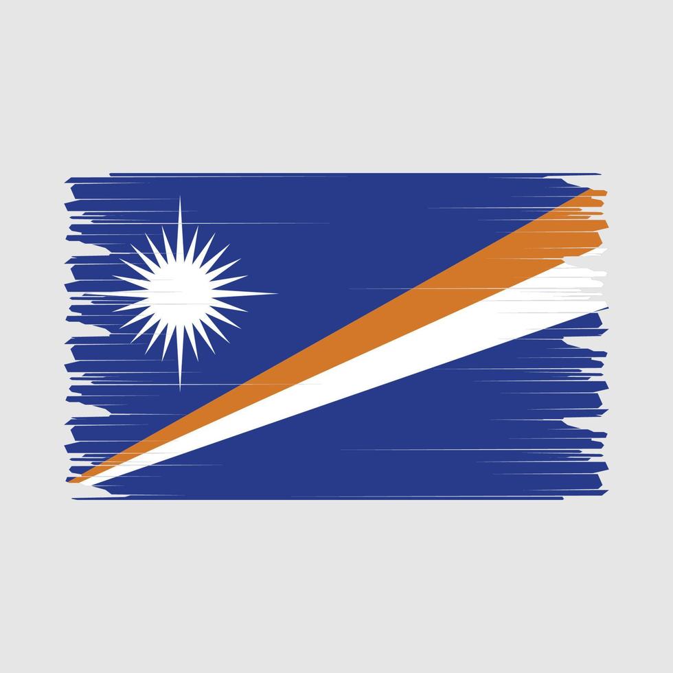 Marshall îles drapeau illustration vecteur