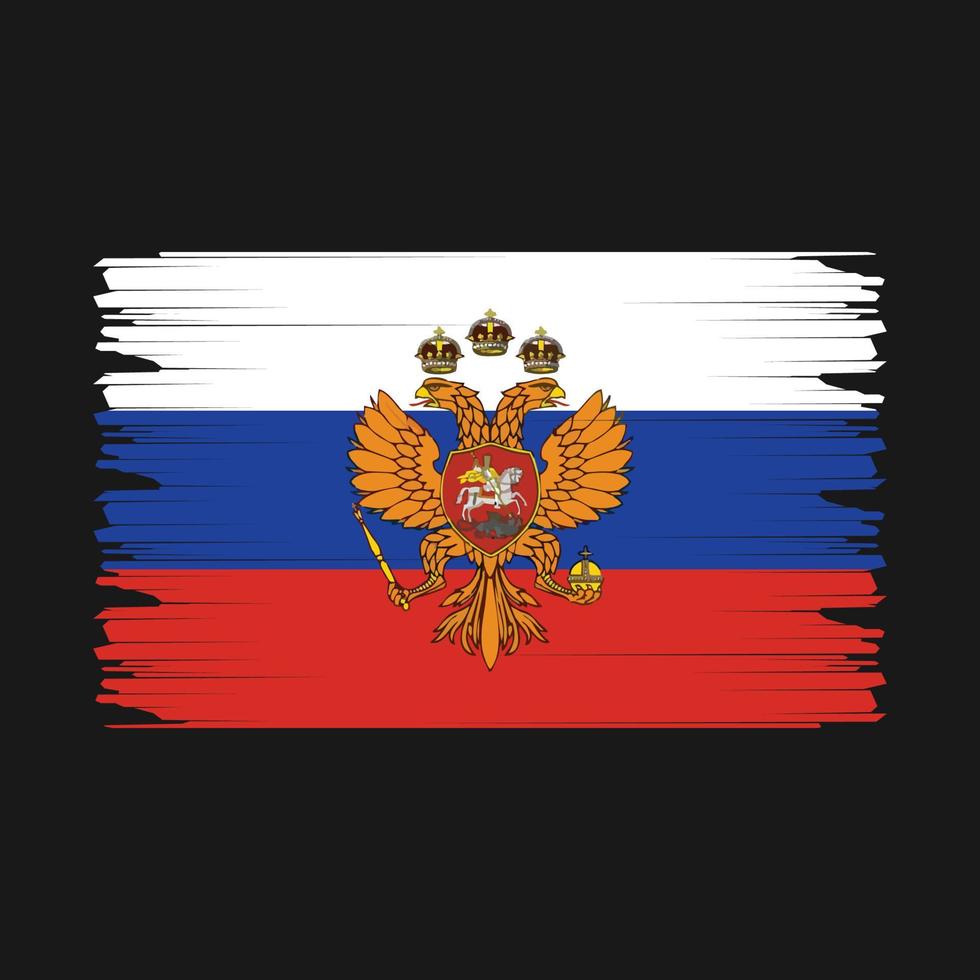 Russie drapeau illustration vecteur